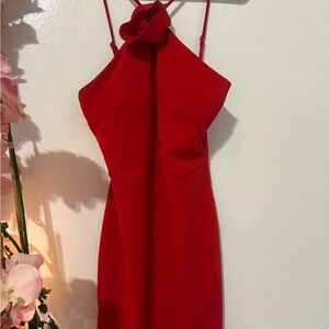 Speechless Strapless Red Dress